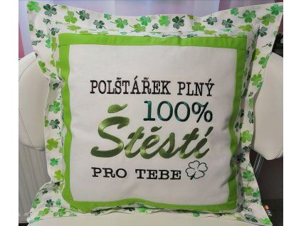 Polštářek Štěstí  Originální dárek Štěstí