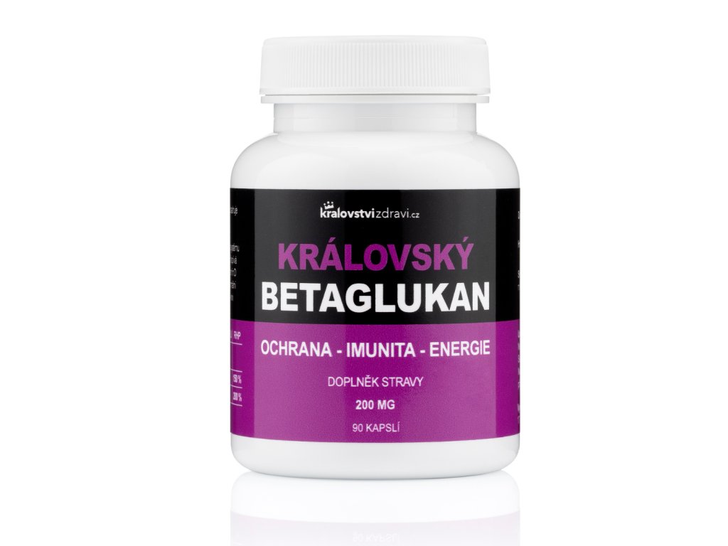 Kráľovsky Betaglukan 200 mg + ( Vitamín C + D) 90 veg. kapsúl