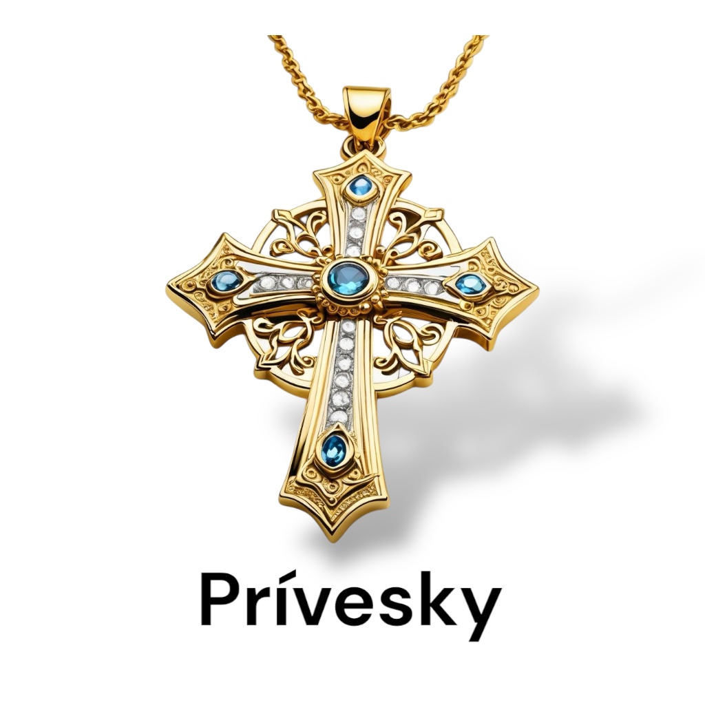 Zlaté prívesky