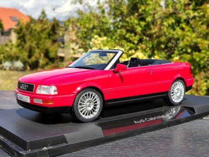 AUDI Cabriolet 1991 red