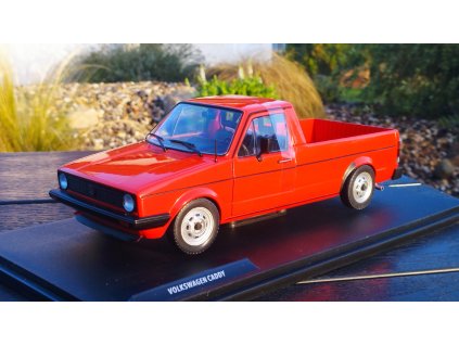 VW Caddy  Mk I  1982 RED