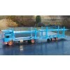 MAN car Transport with Trailer 1970 Blue