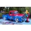 FORD F100 Pick up Truck 1956 ,, Supergirl ,, s figurkou