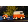 VW T1 VAN Kool Combi with Trailer 1950 Orange/white