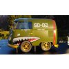 VW  T1  VAN KOOL Combi with Trailer 1950 Green