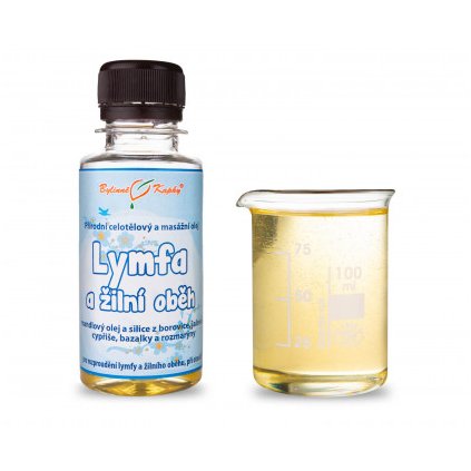Lymfa a žilní oběh (otoky) - masážní olej celotělový 100ml
