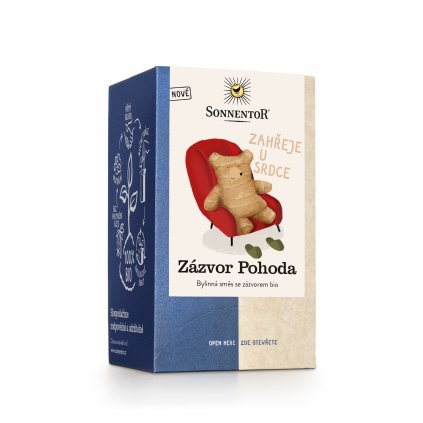 Zázvor pohoda bio 32,4g porc. dvoukomorový