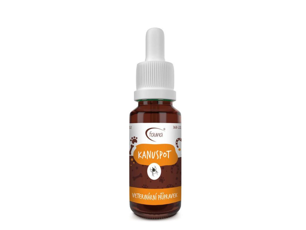AromaFauna KANUSPOT při zvýšeném výskytu klíšťat, blech a hmyzu (Objem 50 ml)