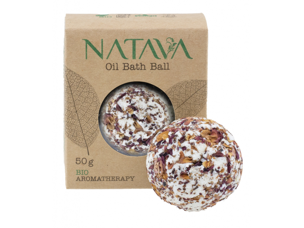 537 natava olejova koule do koupele ruze stolista 50 g