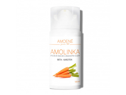 1023 amolinka luxusni vazelina s arganovym olejem a beta carotenem 100ml v baleni air less