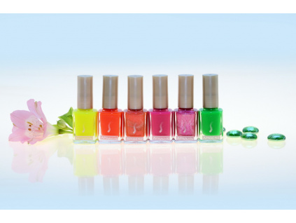 1275 bezacetonovy ruzovy lak se trpytkami na nehty c n8 fosforove ruzovy se trpytkami
