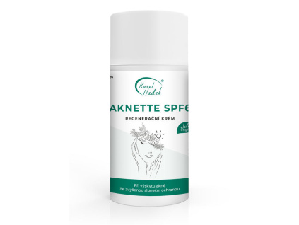 Karel Hadek Regenerační krém AKNETTE SPF6 při výskytu akné (Objem 50 ml)