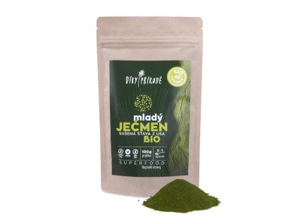 Diky prirode mlady jecmen bio 100g obal hlavni