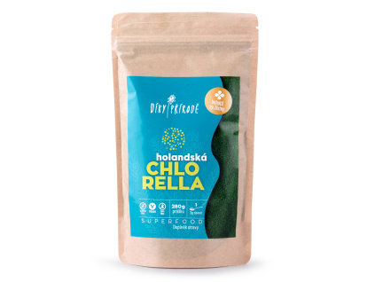 Diky prirode holandska chlorella prasek 280g hlavni