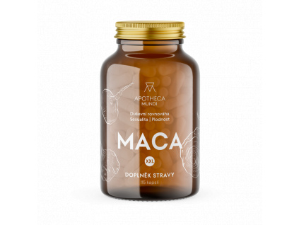 Apotheca Mundi Maca peruánská XXL balení 115 kapslí (Řada produktů Maca)