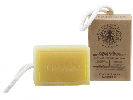 732 natava tuhe mydlo koupelove a sprchove konopny olej 100 g