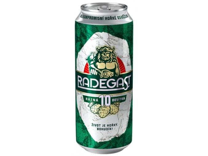 radegast razna desitka plech 0 5l