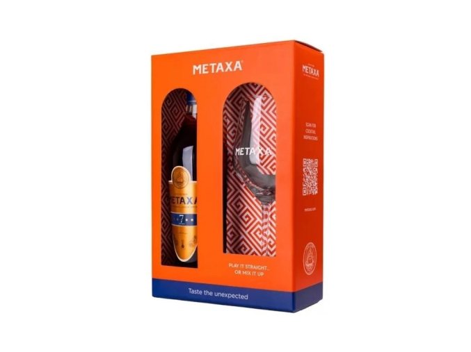 69319 metaxa 7 0 7l 40 v krabicce se dvema sklenickami 11zon