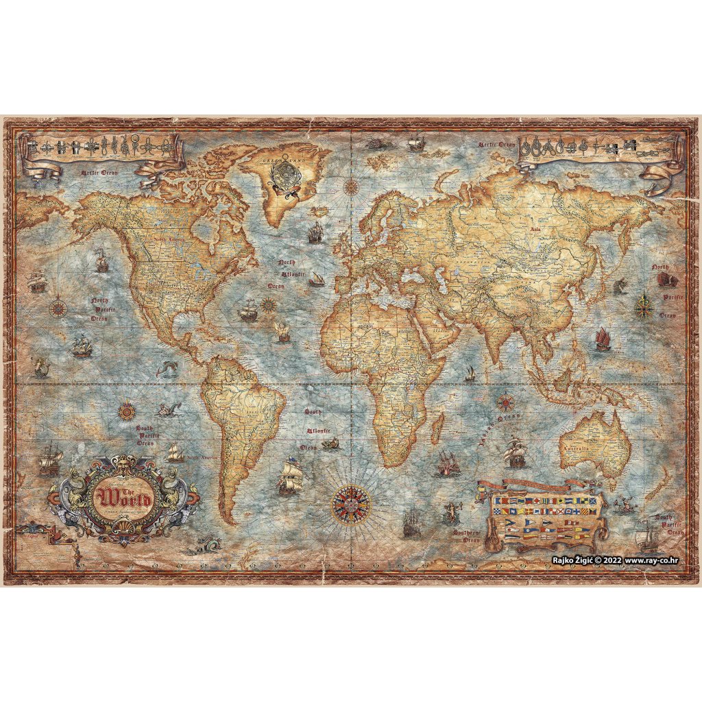 Modern World Antique Map for WEB 2020