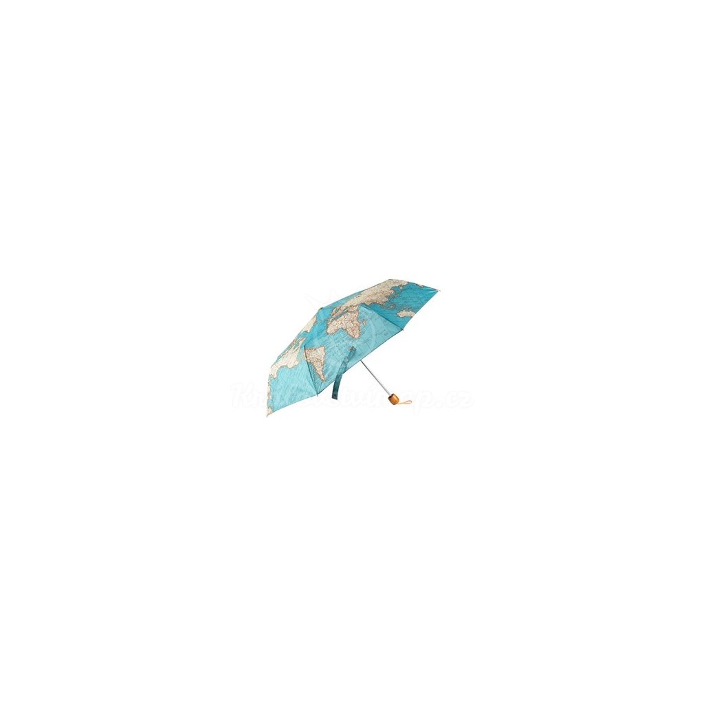 Rozkládací deštník s motivem mapy - Království map
