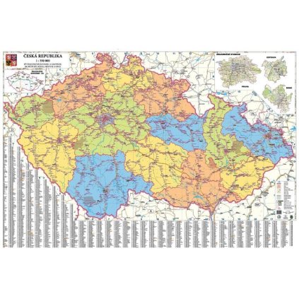 ČR - železniční mapa 137 x 93 cm (Provedení stříbrný, Varianta magnetická mapa)