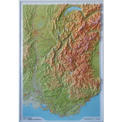 5382 alpy udoli rhony plasticka mapa 80 x 113 cm