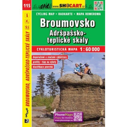 6072 115 broumovsko adrspassko teplicke skaly cykloturisticka mapa 1 60t