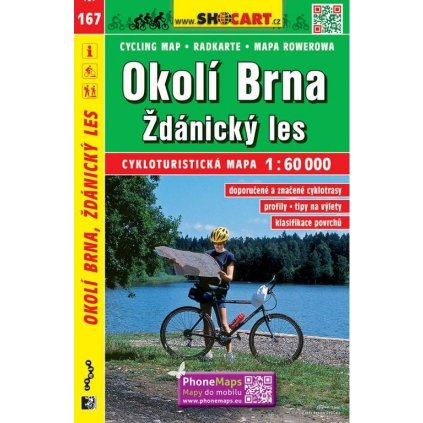 6228 167 okoli brna zdanicky les cykloturisticka mapa 1 60t