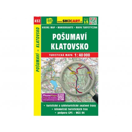 6420 432 posumavi klatovsko turisticka mapa 1 40t