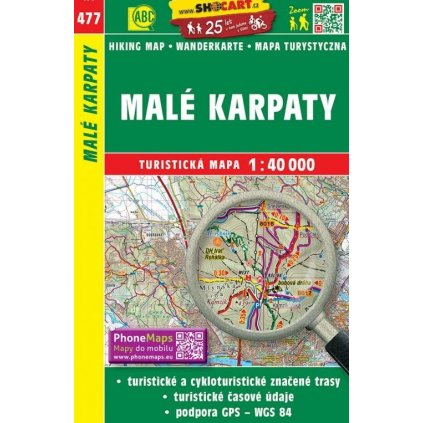 6552 477 male karpaty turisticka mapa 1 40t