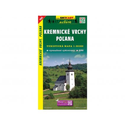 6639 1093 kremnicke vrchy polana turisticka mapa 1 50t