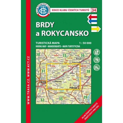 6789 kct 34 brdy a rokycansko turisticka mapa 1 50t