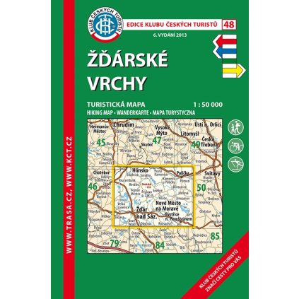 6831 kct 48 zdarske vrchy turisticka mapa 1 50t