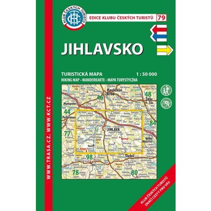 6921 kct 79 jihlavsko turisticka mapa 1 50t