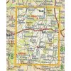 98 Telčsko - nástěnná turistická mapa 60 x 90 cm (Provedení tmavě zelený, Varianta hliníkový rám)