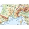 Evropa - nástěnná obecně zeměpisná mapa (ČESKY) 140 x 98 cm (Provedení stříbrný, Varianta magnetická mapa)