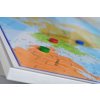 Evropa - nástěnná politická mapa Colour 2 100 x 70 cm (Provedení stříbrný, Varianta magnetická mapa)