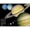 Sluneční soustava (Solar System) - nástěnná mapa National Geographic 60 x 45 cm (Provedení černý, Varianta hliníkový rám)