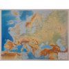 Evropa - plastická mapa 90 x 67 cm