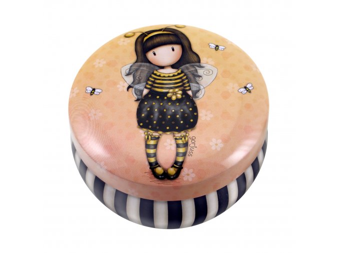 242JB Gorjuss Trinket Tin Bee Loved 1 WR