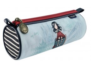 326GJ12 Gorjuss Cityscape Round Pencil Case MS 2 HR