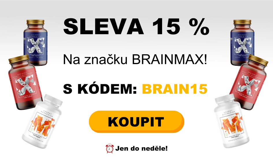 Akce - 15% sleva na BrainMax