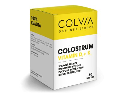 Colostrum + vitamín D₃ + vitamín K₂