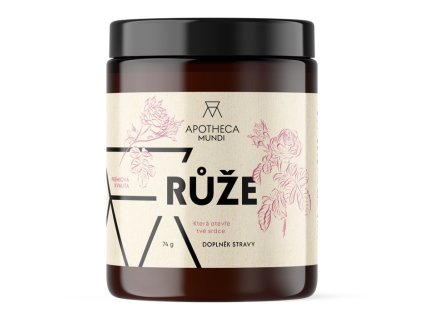 Apotheca Mundi Růže stolistá prášek 74 g