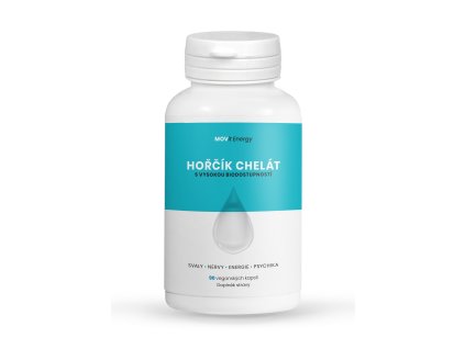 Hořčík B6 Chelát 100 mg, 90 veganských kapslí