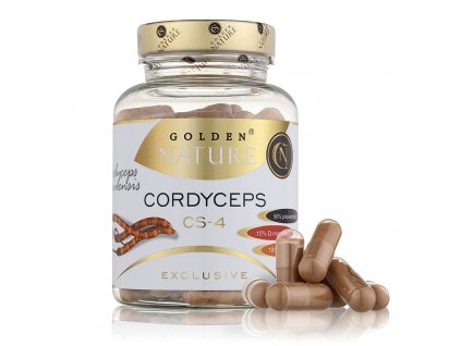 Golden Nature GN Exclusive Cordyceps sinensis CS-4 50% polysacharidů 100 cps.