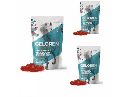 3x Geloren ACTIVE - 400 g, 90 tbl. - kloubní výživa pro lidi