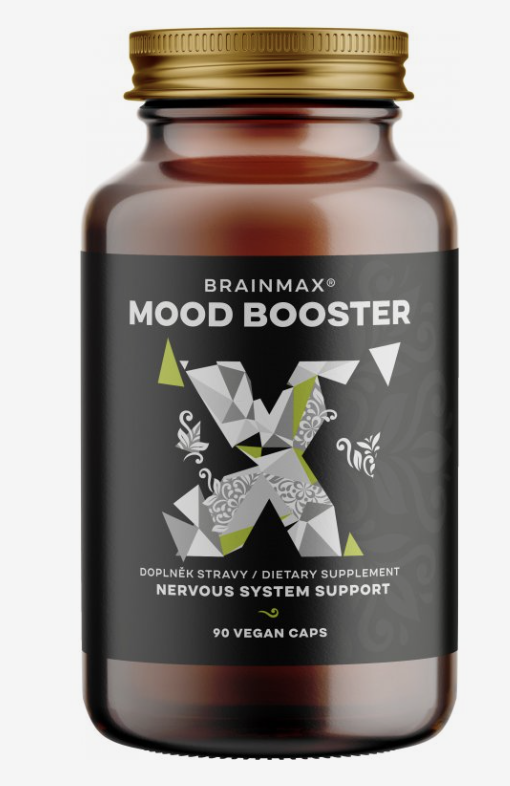 BrainMax MOOD BOOSTER, komplex pro podporu nálady, 90 rostlinných kapslí