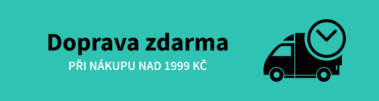 Doprava zdarma při nákupu nad 1999 Kč