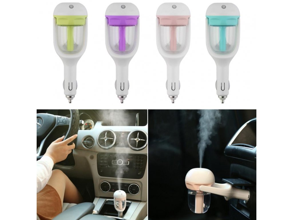 Difuzér na vôňu do auta Mini Portable Car Use Air Humidifier Ultrasonic Essential Air Atomizer Diffuser Wave Air Filter Mist Maker Car Charger Mini prenosné auto zvlhčovač vzduchu ultrazvukové éterický vzduch rozprašovač rozptyľovacie vlny vzduchový filter hmla výrobcu nabíjačka do auta